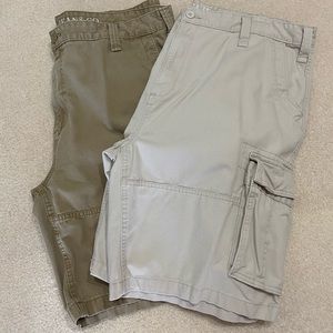 2 PAIR - NAUTICA JEANS CO - CARGO SHORTS